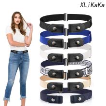 XLiKaKa Buckle-Free Elastic Belt Buckle Free No Buckle Stretch Belt Women's Plus Belts for Jeans Pants Dresses Dropshipping