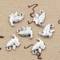 15pcs Charms Fly Bird 15x11mm Antique Making Pendant fit,Vintage Tibetan Bronze Silver color,DIY Handmade Jewelry