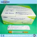 Disposable Medical insuline syringe insulin with needle