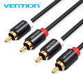 Vention 2RCA to 2RCA Audio Cable Male to Male 2RCA 1m 2m 3m Cable for Home Theater DVD VCD Amplifier Gold Plated Audio Cable