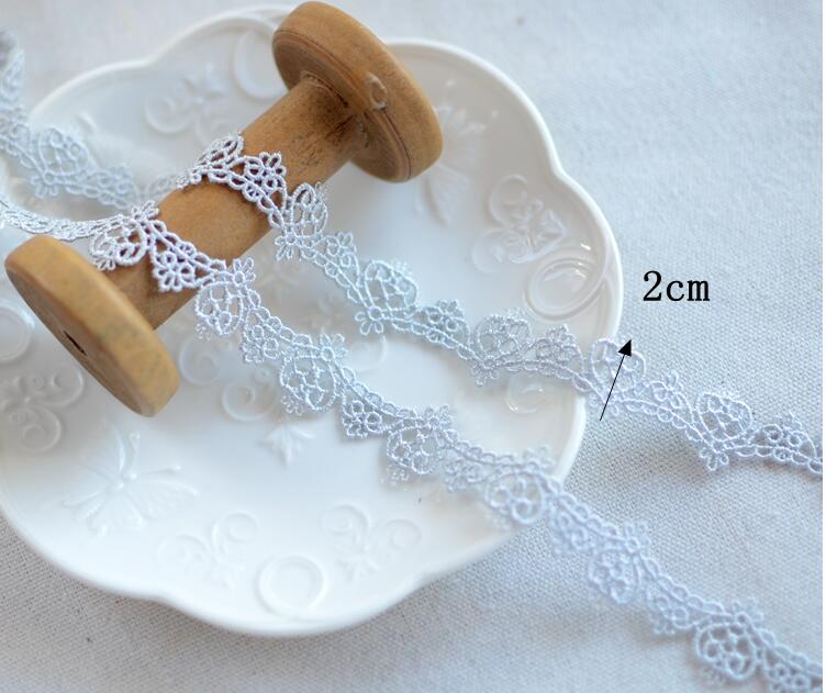 3 Meters Beautiful Lace White Grey Venice Lace Trim for Bridal Clothing Embellishing Costume Design DIY