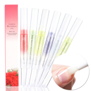 Fruit Flower Flavour Nutrition Cuticle Oil Pen Hydrating Nail Art Oil Pen Nail Treatment Oil Prevent Agnail Nourish Skin NF1829
