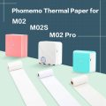 Mini Printer Photo 3 Rolls Label Picture Papers for Phomemo M02/M02 Pro/M02S Thermal Paper Sticker Phomemo Navy Blue Image