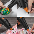 Cordless Hot Melt Glue Gun 80W 12V Rechargeable lithium battery Wireless Professional Repair tool glue gun for 11mm Glue Stick