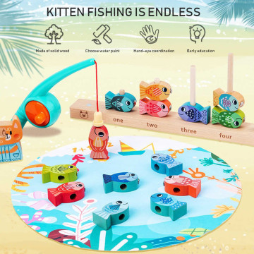 Children's magnetic Fishing Toy children's bath toys Game child Games for children Fishing Puzzle funny Gift Toys for boys