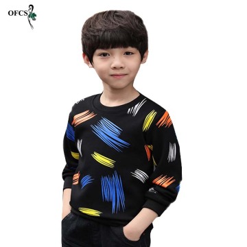 Colorful Casual Plaid Toddler Boys Sweaters Pullovers Black / Gray Cotton knitting Clothing For Children's Kids Autumn Knitwear