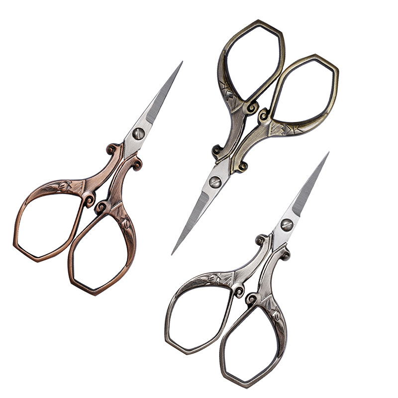 Professional Stainless Steel Sewing Scissors Sewing Vintage Embroidery Scissors Tailor Scissor Tool Thread Scissors Yarn Shears