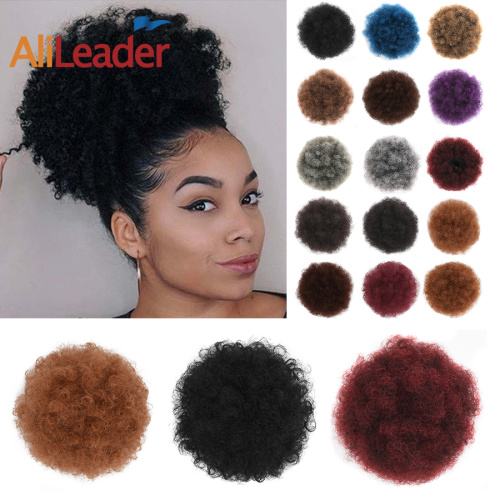 Afro Puff Synthetic Hair Bun Chignon Hairpiece Women Supplier, Supply Various Afro Puff Synthetic Hair Bun Chignon Hairpiece Women of High Quality