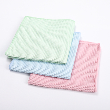 Antibacterial Microfiber Waffle Weave Cleaning Cloth