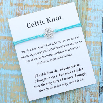Vintage Celtics Knot Bracelet Irish Jewelry New Friendship Bracelet Bff Girlfriend Love Knot for Women Best Friends Gifts