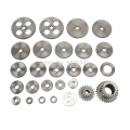 27pcs mini lathe gears CJ0618-348B Metal Cutting Machine gears Metal Gear Kit(Metric&imperial)