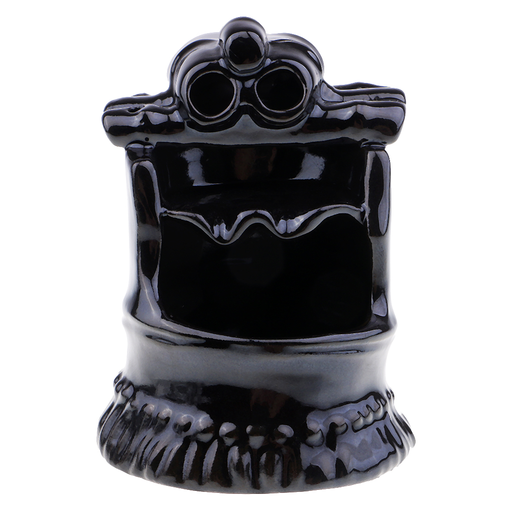 Exquisite Ceramic Black Back Flow Incense Burner Cone Censer Stick Holder Use In The Home Office Teahouse