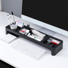 Pp Office Desk Organizer Office Storage Rack Desk Table Stationery Holder Desktop Organizer Computer White Black E3