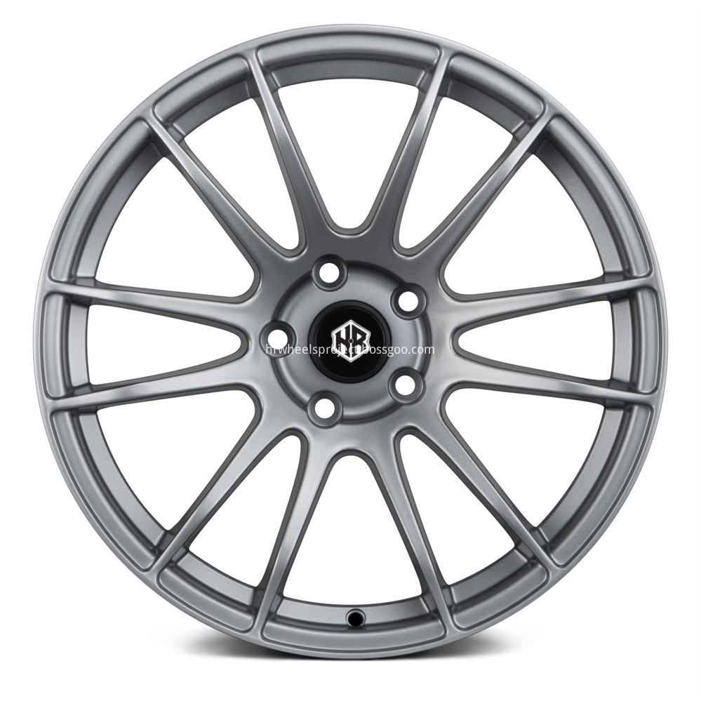 H R Tech Wheels Hre52 Gunmetal Front