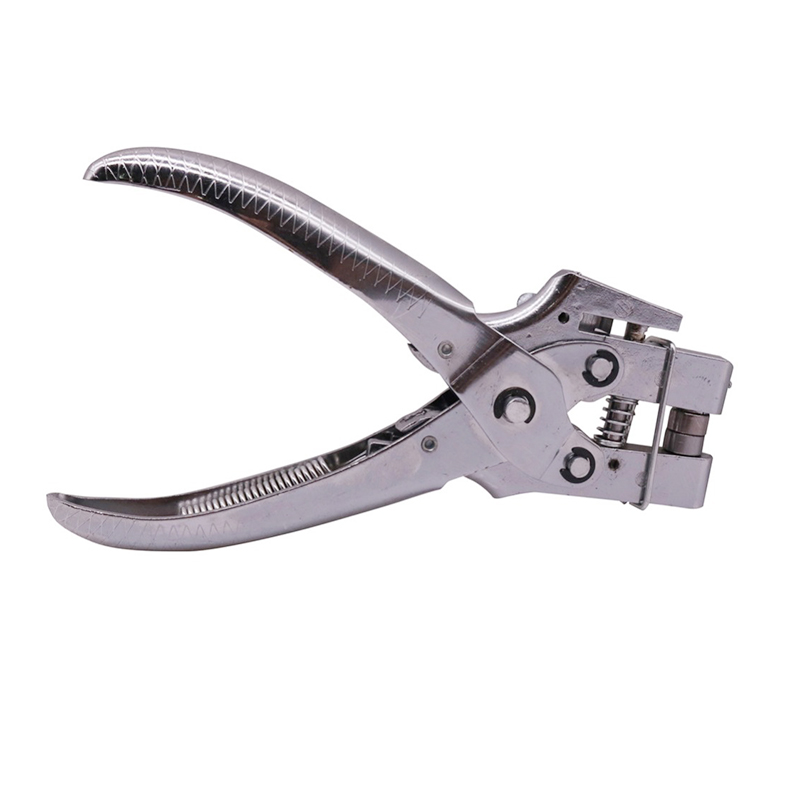 1 Pcs Stainless Steel Multi-purpose Punch Pliers Leather Paper Plastic Packaging Punch Machine Eyelet Pliers Free Gift Rivets