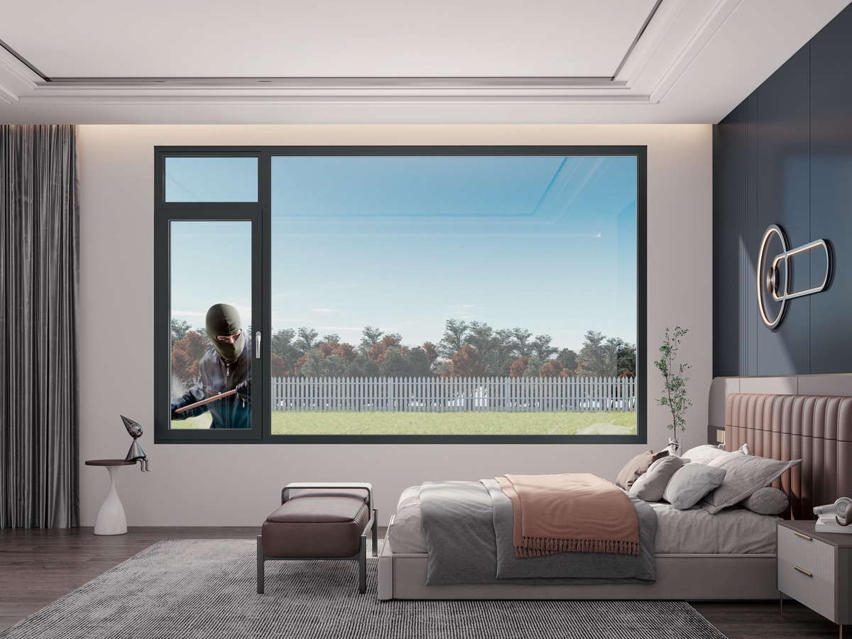 Bullet-and-explosion Proof Window