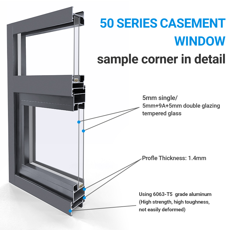 Thermal Break Casement Windows