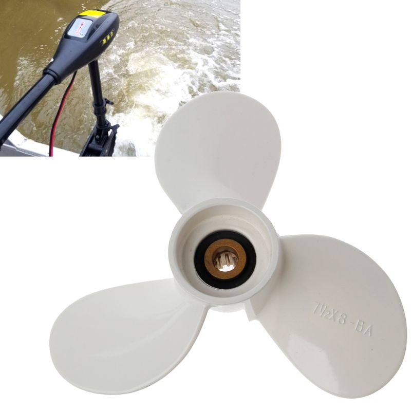 7 1/2x8 BA Marine Boat Engine Prop Propeller Blade Parts For Yamaha Outboard 4hp 5hp Engine