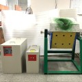 25KW small induction melting furnace for smelting iron, steel scraps, gold ,aluminum and platinum