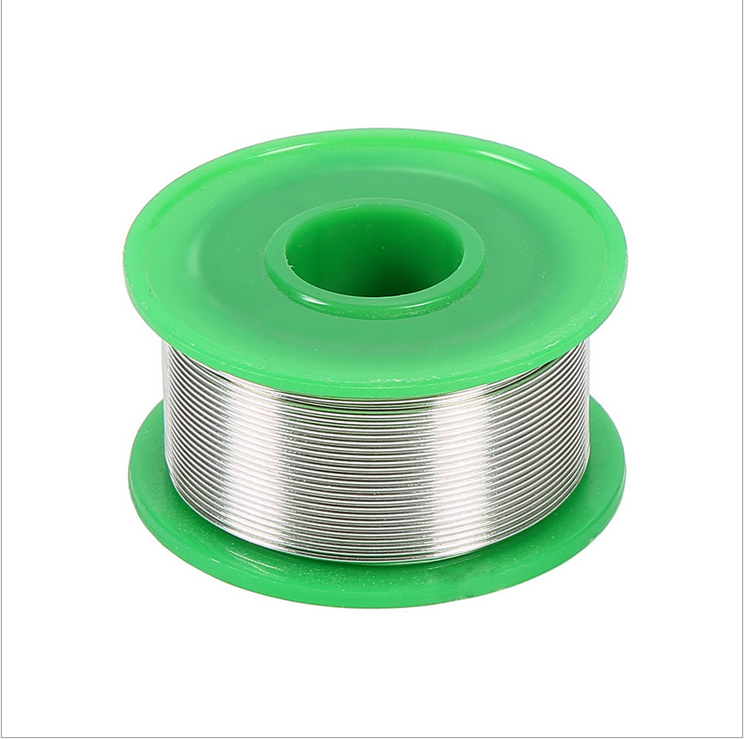 50g 0.6/0.8/1.0/1.2/1.5mm lead free rosin core flux 2% low melting soldering wire roll solder welding wire tin