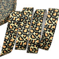 New Ribbon 10Y 16mm Leopard Patterns Printed Fold Over Elastic FOE Webbing Diy Sewing Hair Band Tie Packaging Accessory