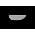 Matte finish solid surface counter basin for bathroom