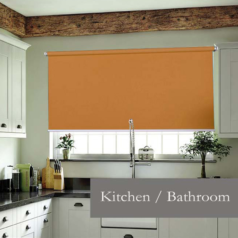 Window Roller Blinds Shades Curtains - MOMO Zebra Blackout Waterproof Shutters Blinds Made To Order For Kitchen Living Bed Room