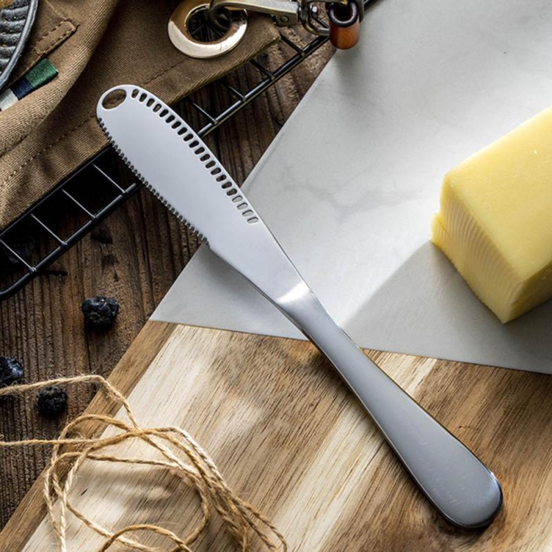 Stainless Steel Butter Cutter Knife Cream Knife Bread Jam Spreaders Cheese Cream Scrape Utensil Kitchen Knife Cheese Tools