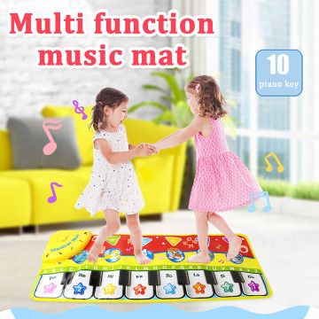 Music blanket music pad children multifunctional dancing blanket keyboard music singing cartoon games fitness blanket carpet