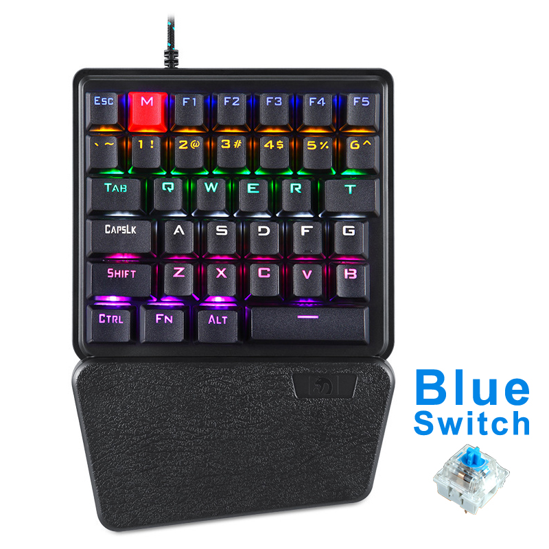 One-handed Mechanical Gaming Keyboard Left-handed Keypad for Mobile Phone PUBG Gamer