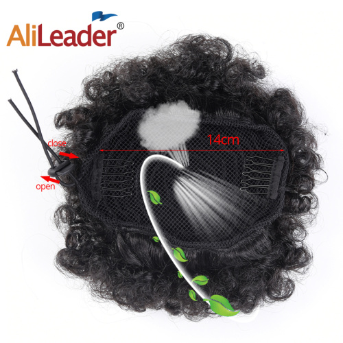 Short Afro Curly Wrap Drawstring Hair Puff Chignon Supplier, Supply Various Short Afro Curly Wrap Drawstring Hair Puff Chignon of High Quality