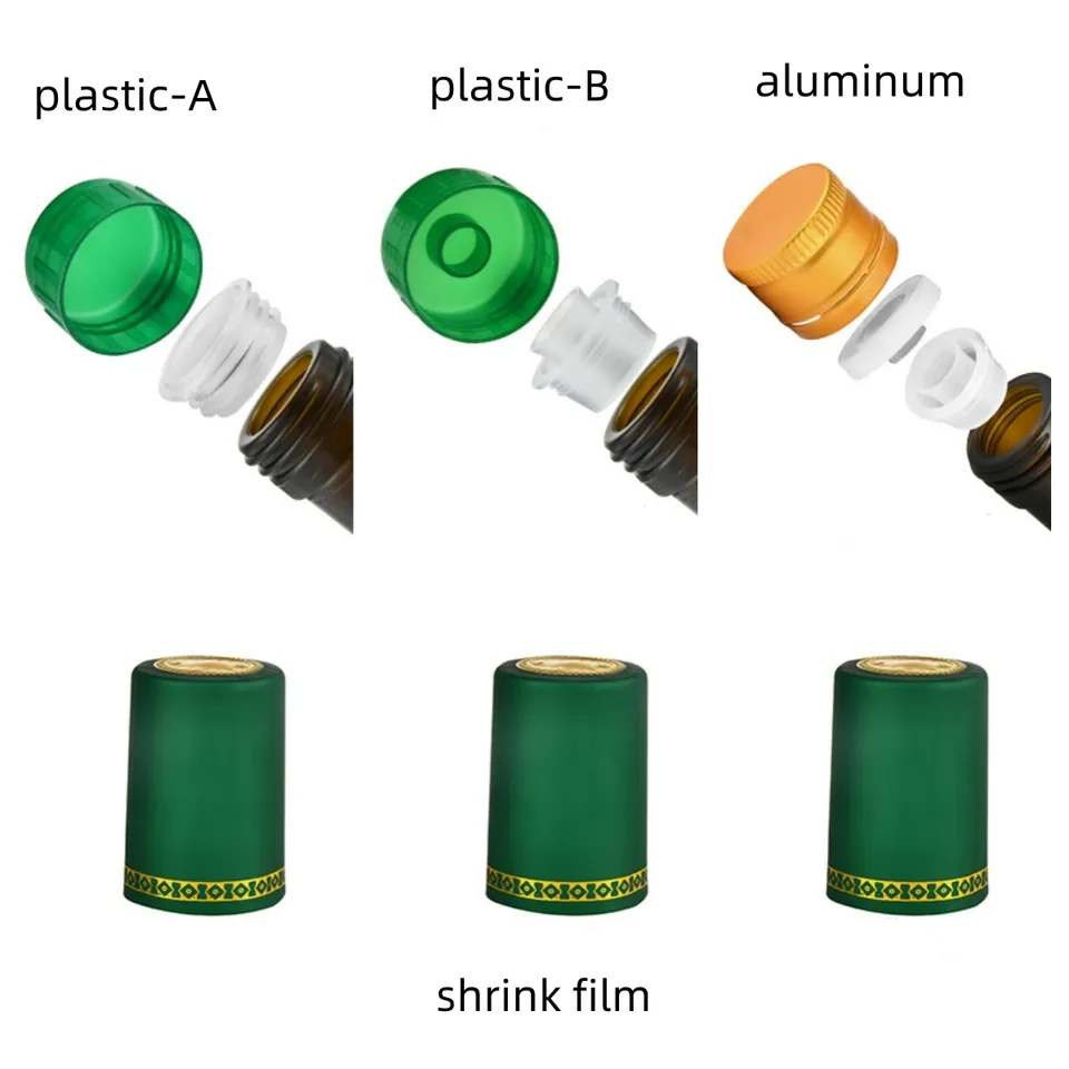 250ml Green Square Glass Bottle