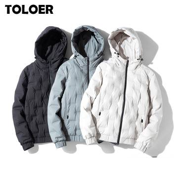 Down Jacket Male Winter Parkas Men -20 Degree White Duck Down Jacket Hooded Outdoor Thick Warm Padded Snow Coat Oversized S-4XL