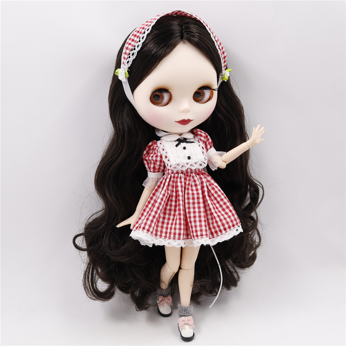 ICY DBS Blyth doll 1/6 toy joint body white skin matte face 30cm naked doll random eyes colors