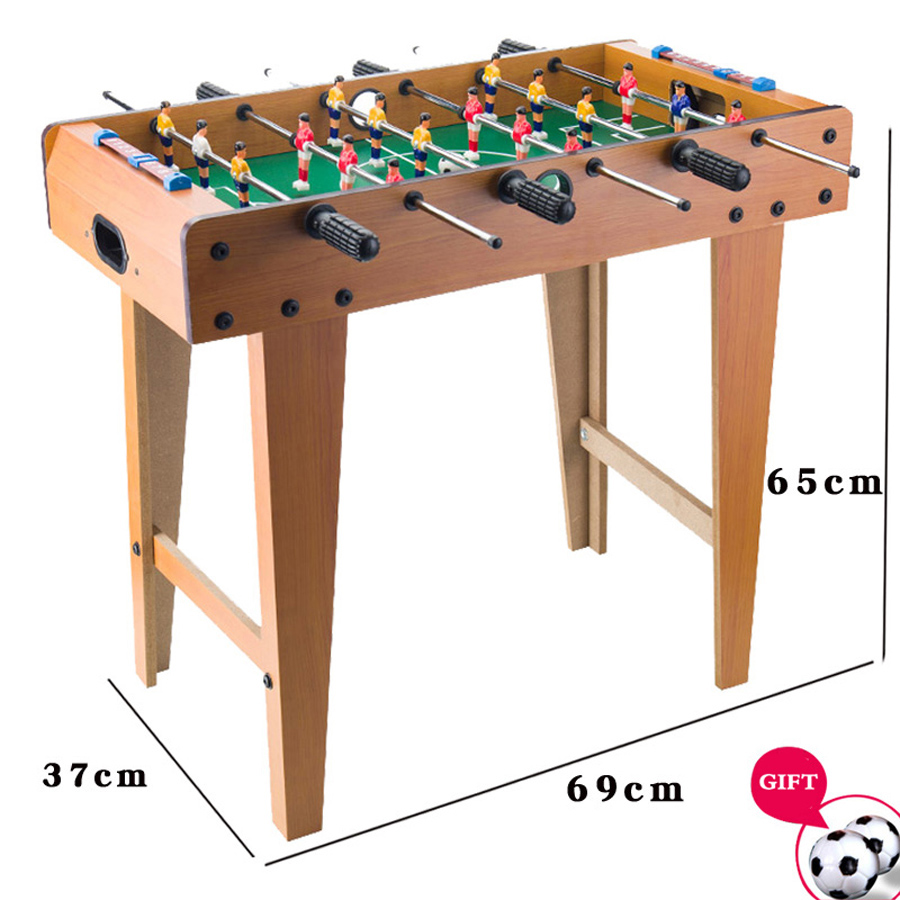 69cm 12pole Standard Football Soccer Table Game Bobby Children Desk Football Games Match Set Gift Toy Party for Adult Kids T4
