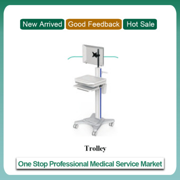 Hospital computer workstation trolley/ cart Height Adjustable RS201-2 (pls contact us for final freight)