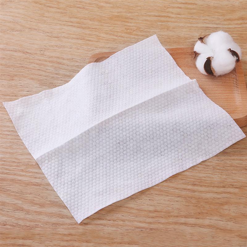 100pcs Disposable Face Towel Thickened Cotton pads Single Use Facial Cleansing Cotton Makeup Remover Towel