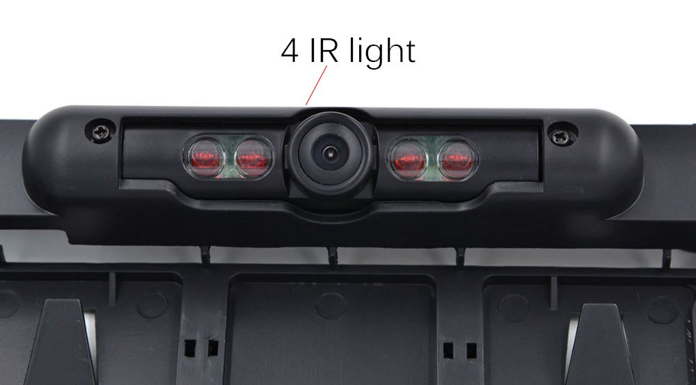 Wireless Night Vision IR Rear View camera EU License Plate Frame Car Reverse Camera waterproof Back Up Camera for monitor