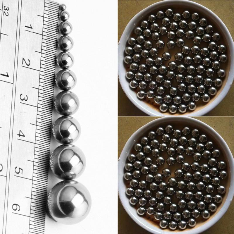 100% Brand New High Quality Dia Bearing Balls Stainless Steel Precision 2mm 3mm 4mm 5mm 6mm 50Pcs 200Pcs For slingshot