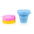 1pcs Retractable Silicone Folding Cup Outdoor Sports Multicolor Foldable Cup Coffee Cup Travel Cup Household Water Storage