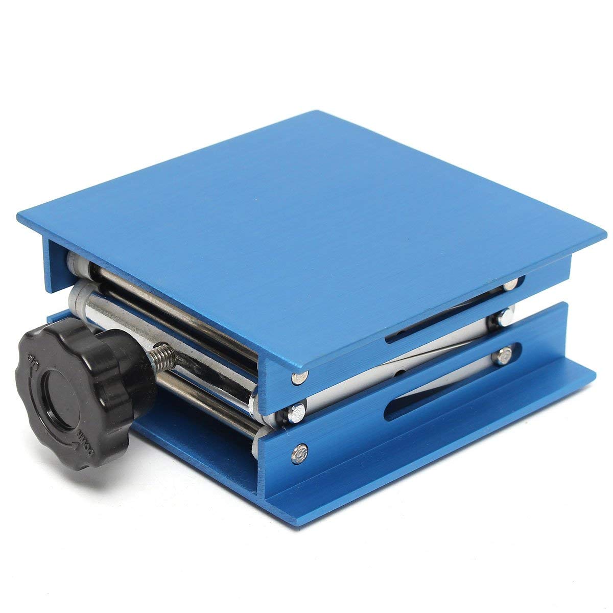 Adjustable Aluminum alloy Laboratory Lab-Lift Lifting Platforms Jack Scissor Lift Platform / Foldable Lifting Table Pad Height