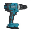 3-In-1 Electric Impact Drill Hammer Drill Electric Screwdriver Rechargable 13mm 2-Speed 25-90Nm For Makita Battery 18V