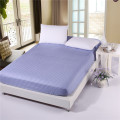 1pcs 100% Cotton Solid Color Fitted Sheet Stripe Mattress Cover Four Corners With Elastic Band Bed Sheet