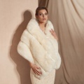 Ivory Wedding Cape Faux Fur High Quality Bridal Bolero 2020 Warm Winter Jacket Women Shrug Fur Shawl Coat 100% Real Photos