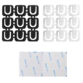 18Pcs Self-adhesive Wire Tie Cable Mount Clamp Clip Car USB Cable Sticker Fixed