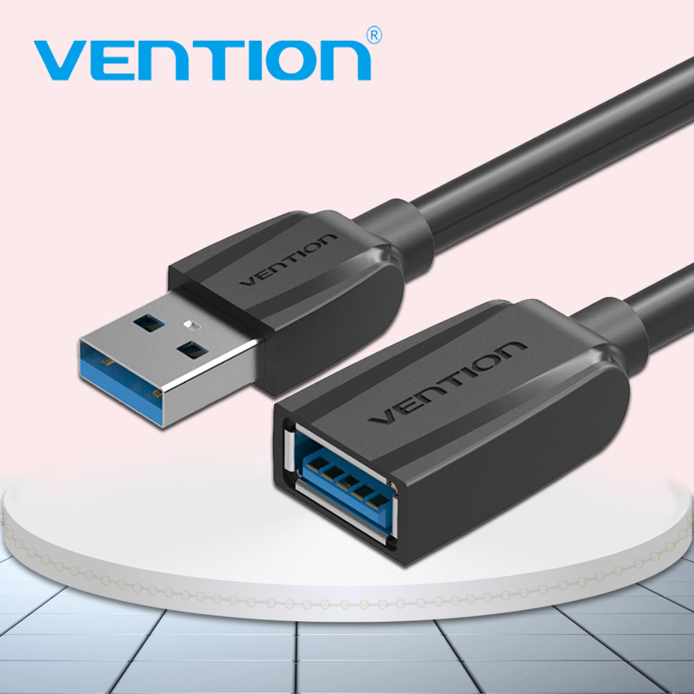 Vention USB Extension Cable USB 3.0 Cable for Smart TV PS4Xbox One SSD USB3.0 2.0 to Extender Data Cord Mini USB Extension Cable