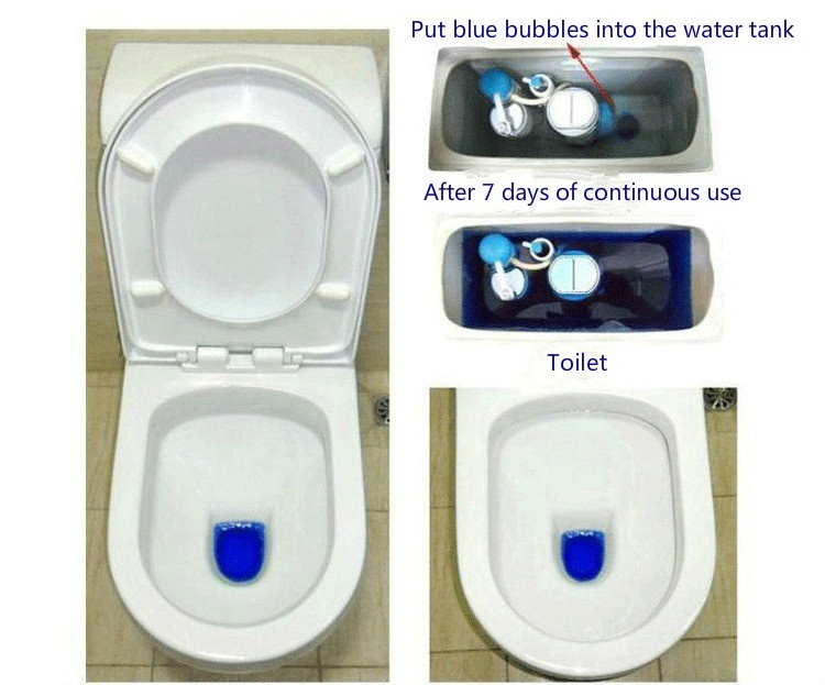 Toilet Cleaner Urinary Scale Fragrance Blue Bubble Toilet Baojie Toilet Spirit Toilet Deodorant