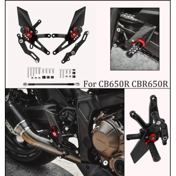 MTK RACING FOR CB650R CBR650R CB 650R CBR 650R Rear pedal elevated pedal for motorcycle articulated pedal system 2019-2020