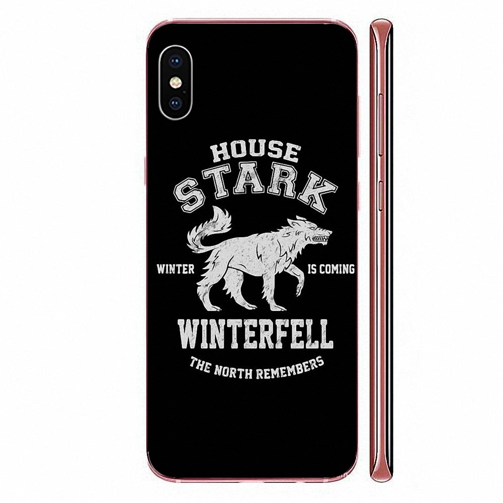 Phone Soft Shell White Wolf House Stark For Samsung Galaxy S8 S9 S10 S20 Plus A30 A30S A40 A40S A50 A50S