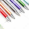 5pcs Laser Engraved LOGO Ballpoint Pen New Personality GIft Pen Customized FREE With Your Text School Office Supplies